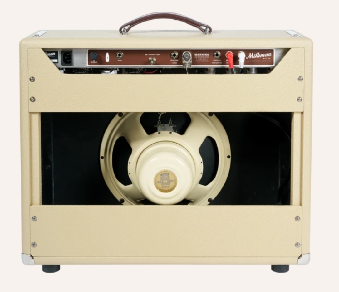 Milk Man Sound 85W Pedal Steel Head, 1x12 MilkMan Speaker, 1x12 Alnico Cream