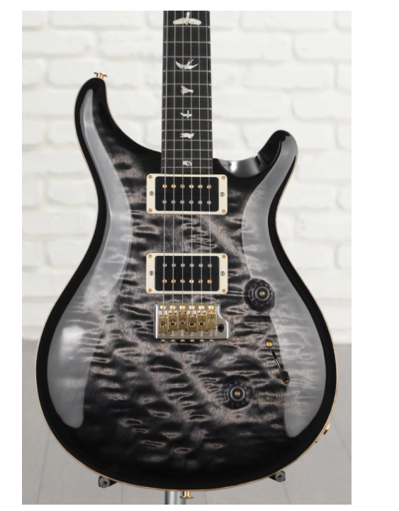 PRS Custom 24 Quilt 10-Top Electric Guitar with Pattern Thin Neck