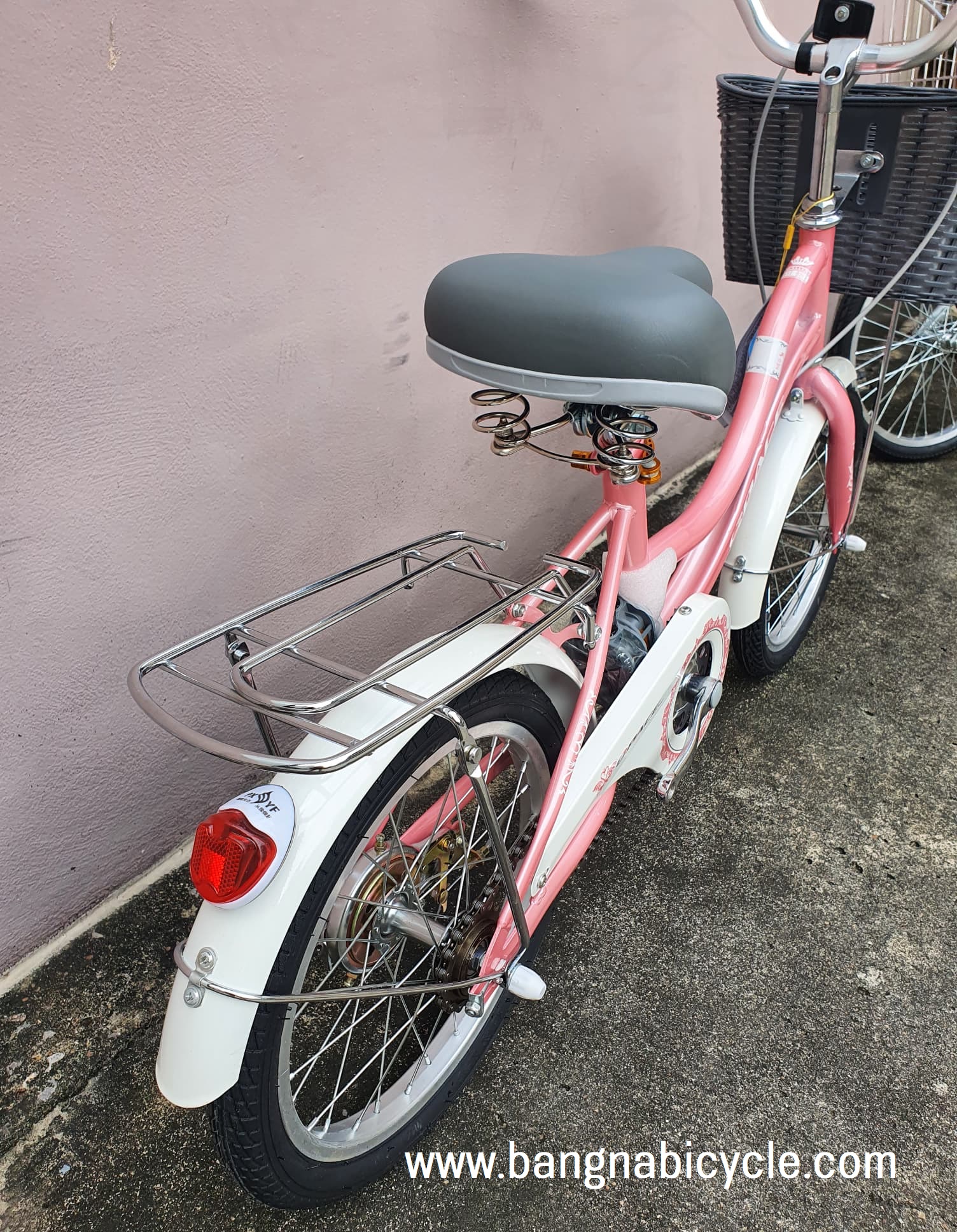 รถจักรยานเด็กผู้หญิง Spacebaby 16 นิ้ว