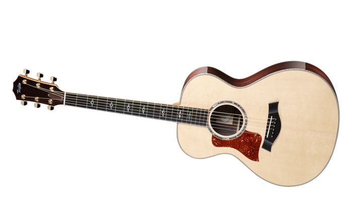 Taylor 812 Rosewood/Spruce Grand Concert Left Handed Acoutic Guitar Natural