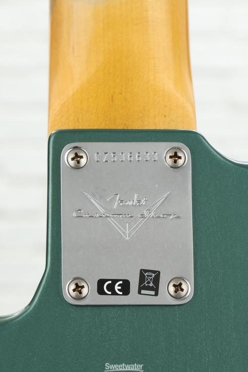 Fender Custom Shop Time Machine 1959 Precision Bass Journeyman Relic - Aged Sherwood Green Metallic