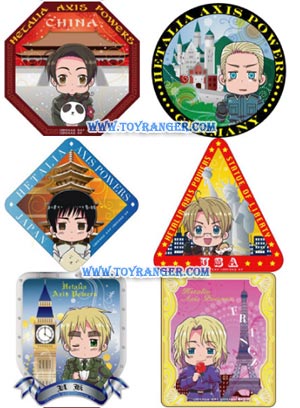 สติ๊กเกอร์ Hetalia Axis Power SET (6 แบบ,แท้)