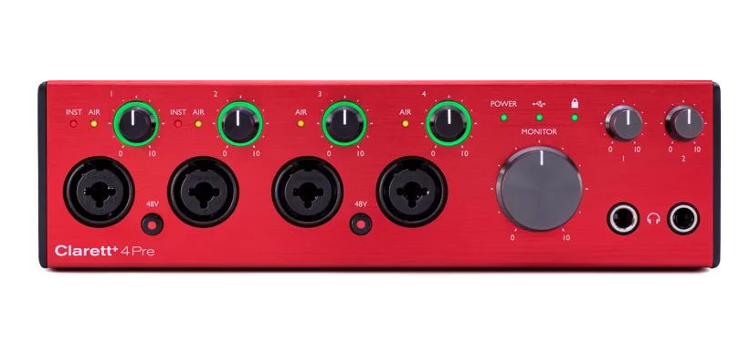 Focusrite Clarett+ 4Pre USB-C Audio Interface