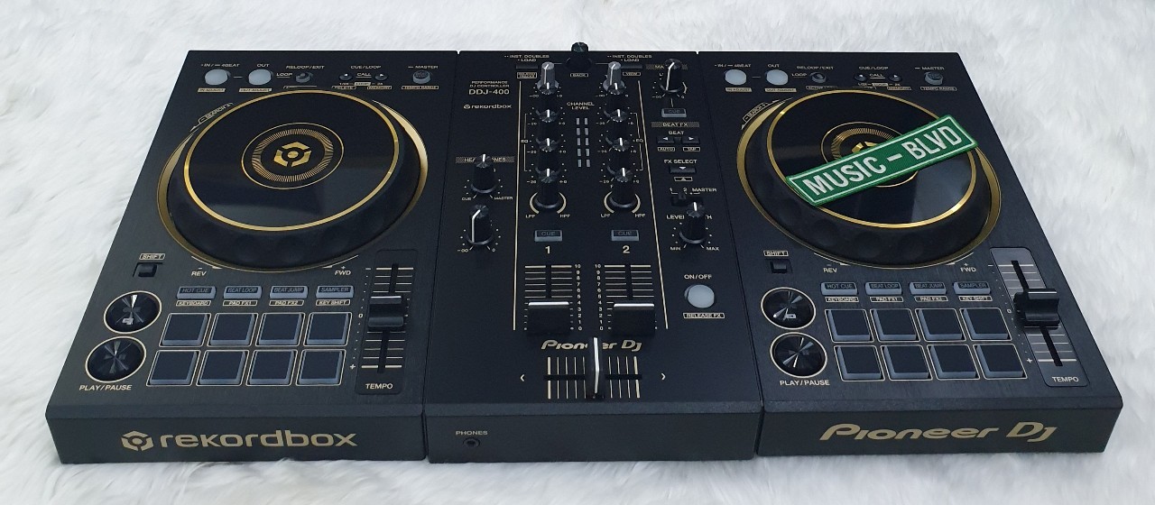 Pioneer DJ DDJ-400-N Limited Edition Gold 2-Channel DJ Controller for rekordbox dj Gold