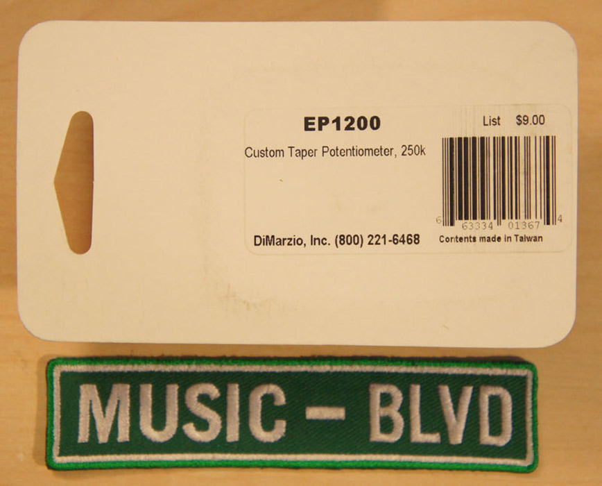 DiMarzio 250K Custom Taper Split Shaft Pot