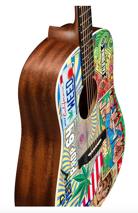 Martin D-420 Acoustic Guitar - Custom Graphic