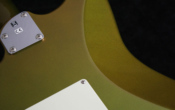 Fender Japan Stratocaster STR-ALLVC - Burgundy/Green