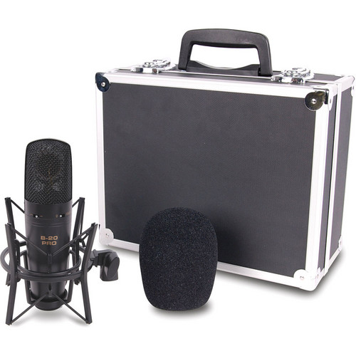 Jammin B-20 PRO Large Dual-Diaphragm Studio Condenser Microphone