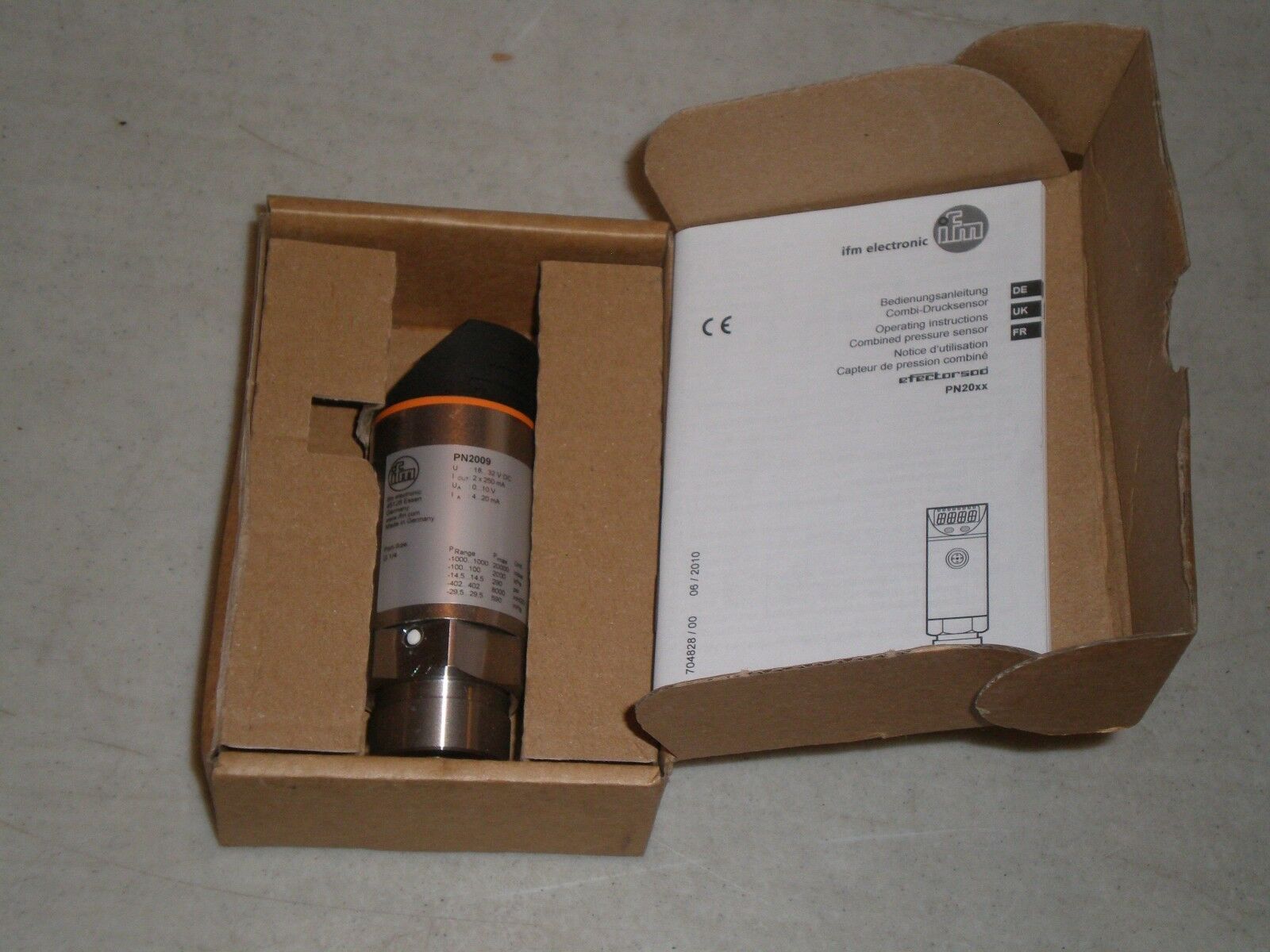 PN2009 IFM Efector Pressure sensor