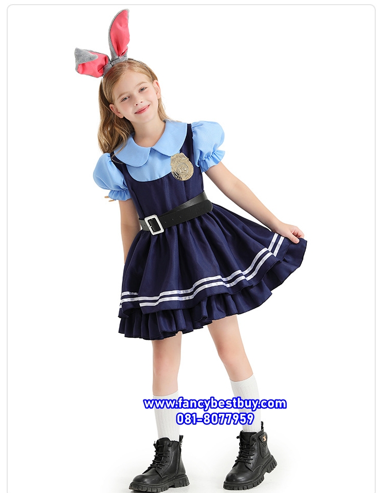 ชุด JUDY HOPPS : ZOOTOPIA SIZE M 100-110, XL 120-130