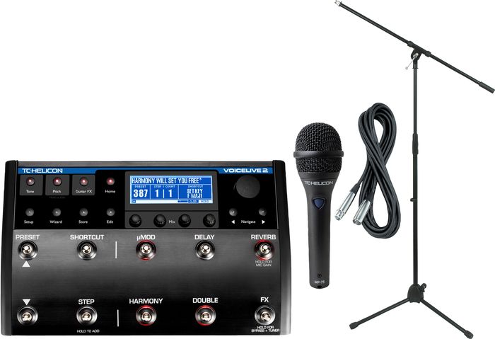 TC Helicon VoiceLive 2 with MP-75 Mic