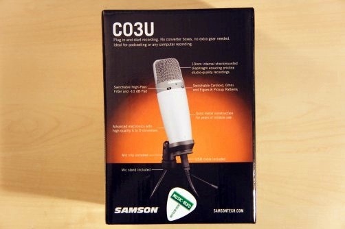 Samson C03U Large-diaphragm Condenser USB Microphone