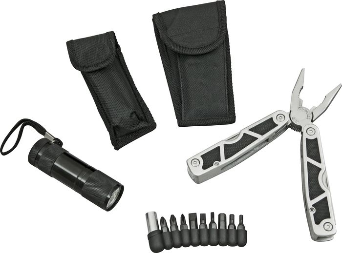 American Recorder Technologies 10-in-1 Multi-Tool + 9-LED Flashlight