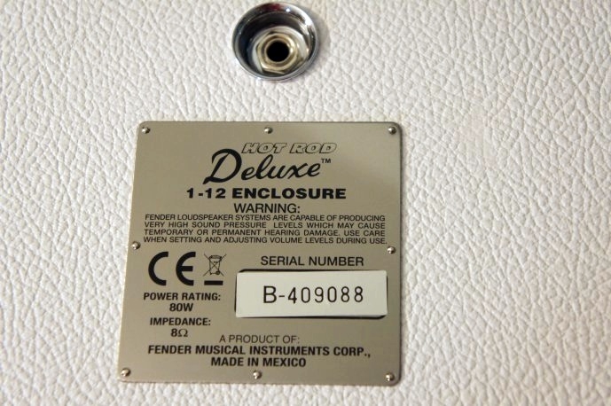 Fender Hot Rod Deluxe 112 Enclosure, Blonde/Oxblood