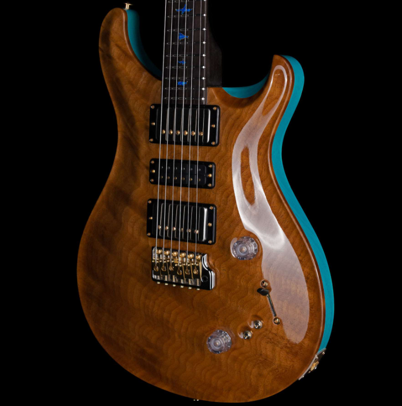 PRS Private Stock 9639 Special 22 Semi-Hollow One-Piece Myrtle Wood Top Brazilian Neck No F-Hole