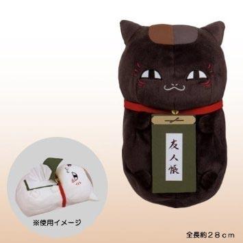ตุ๊กตา Natsume Yuujinchou Kuro Nyanko-sensei ใส่ทิชชู่ (แท้)