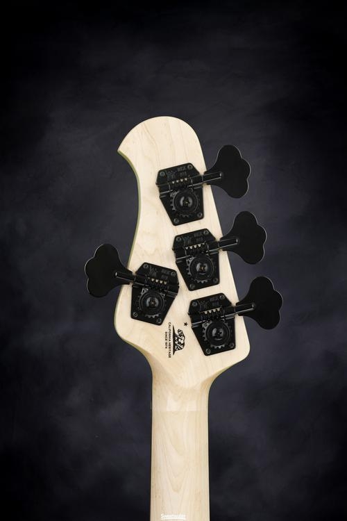 Ernie Ball Music Man StingRay 4 H 3-EQ - Firemist Purple with Matching Headstock, Rosewood Fingerboard