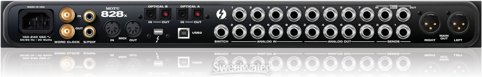 MOTU 828x Thunderbolt Audio Interface