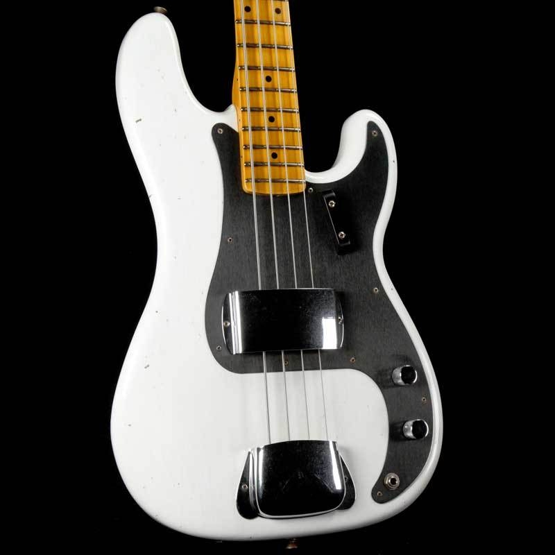 Fender Custom Shop 58 Precision Bass Relic - Opaque White Blonde
