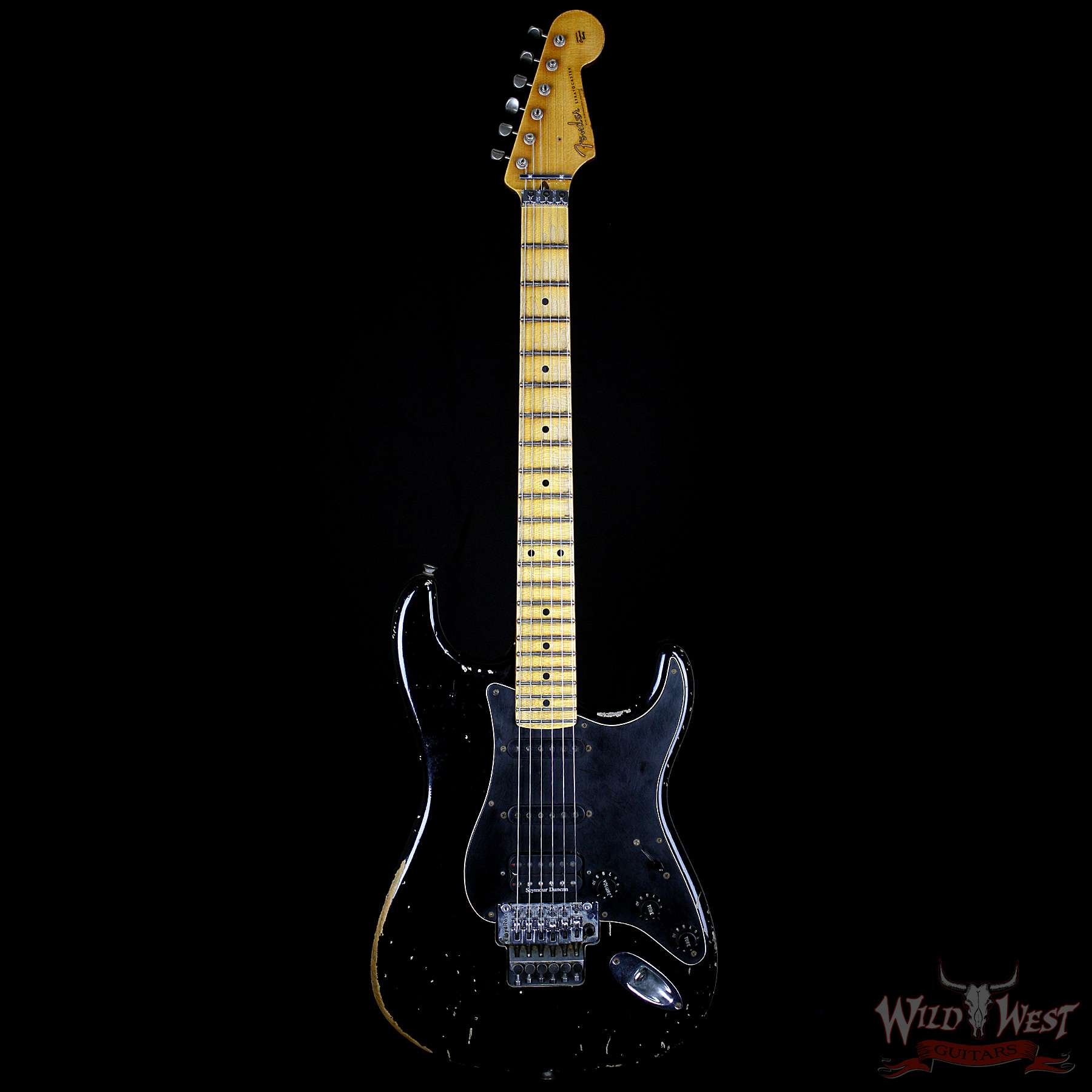 Fender Custom Shop Masterbuilt Relic 1957 Stratocaster Black w/ Floyd by John Cruz