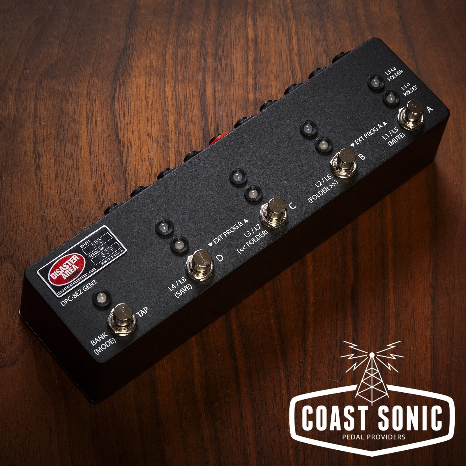 Disaster Area DPC-8EZ Gen3 Programmable Bypass Switcher with MIDI