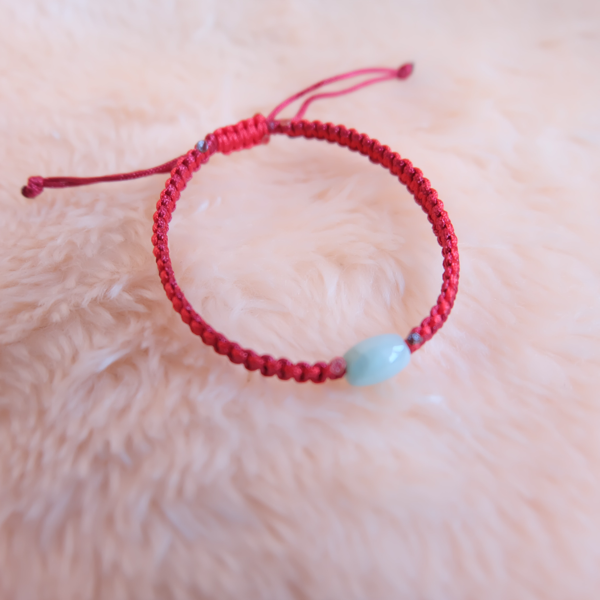 สร้อยข้อมือหยกเด็ก สร้อยข้อมือเชือกหยกแท้ สร้อยหยก หยกเขียว สร้อยข้อมือหยกพม่า สร้อยข้อมือเสริมดวง รุ่นBT35 รอบข้อมือ 10-14 ซม.