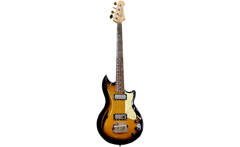 Lakland Skyline Hollowbody 30 Electric Bass - Tobacco Sunburst