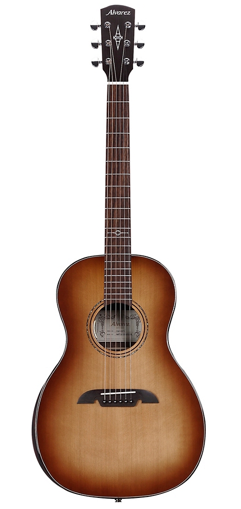 Alvarez AMPE915EAR Artist Elite Parlor Acoustic-Electric Guitar Natural Shadow Burst