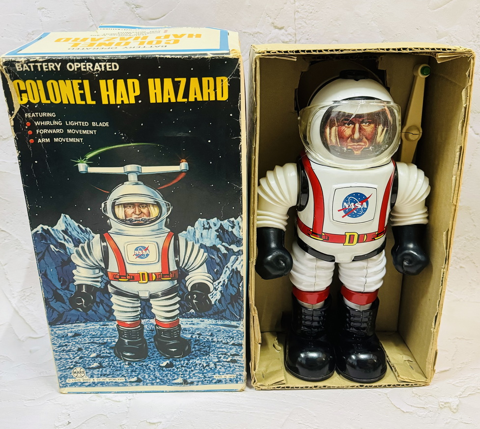 60s Marx Colonel Hap Hazard Battery Operated Toy