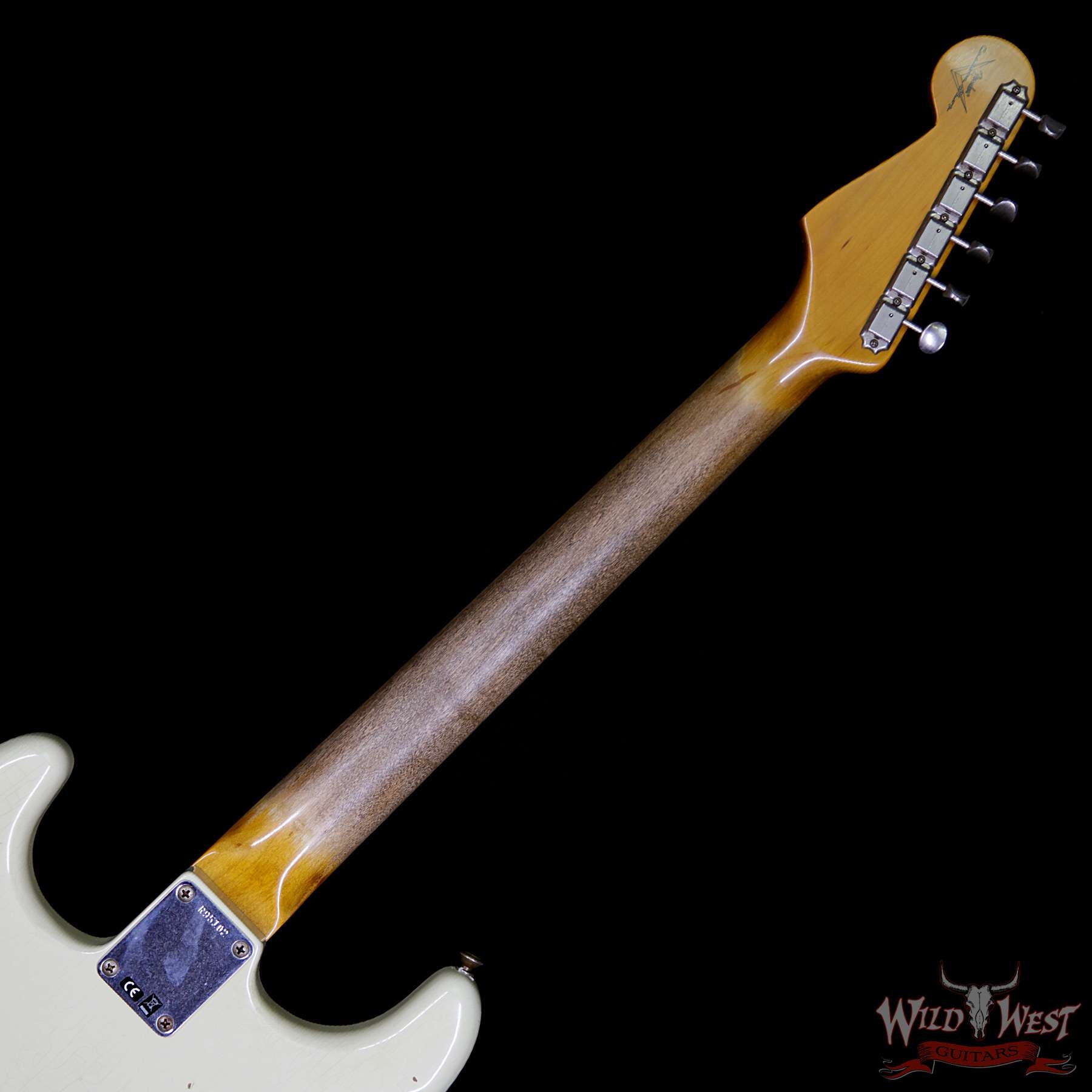 Fender Custom Shop 1963 Stratocaster Journeyman Relic with Dirty Neck Rosewood Board - Vintage White