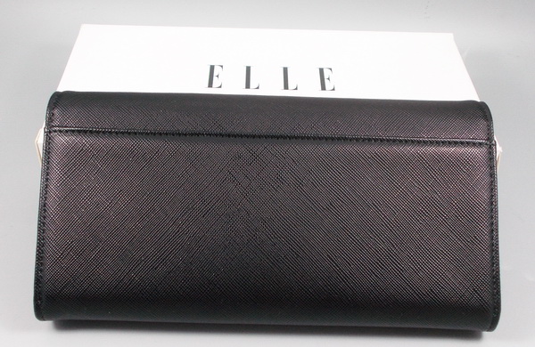 กระเป๋าสตางค์ ELLE ดำ ใหม่ แท้