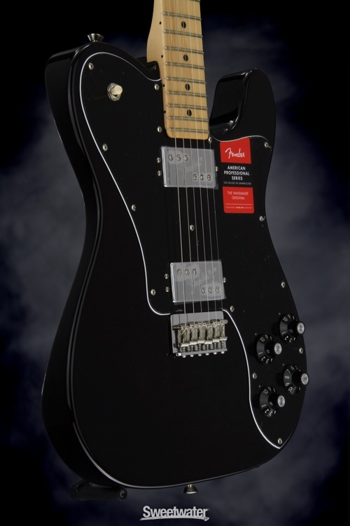 Fender American Professional Deluxe ShawBucker Telecaster - Black with Maple Fingerboard