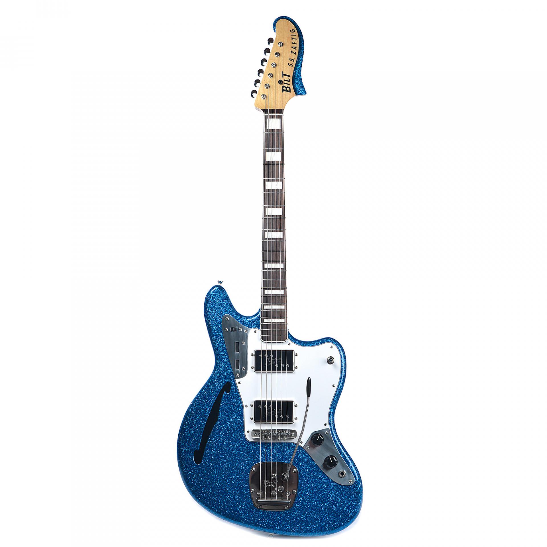 Bilt S.S. Zaftig Blue Metal Flake w/Lollar Regal Humbuckers