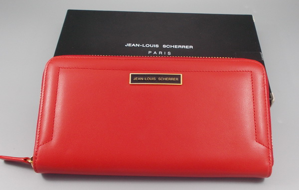 กระเป๋าสตางค์ JEAN-LOUIS SCHERRER แดง ใหม่ แท้