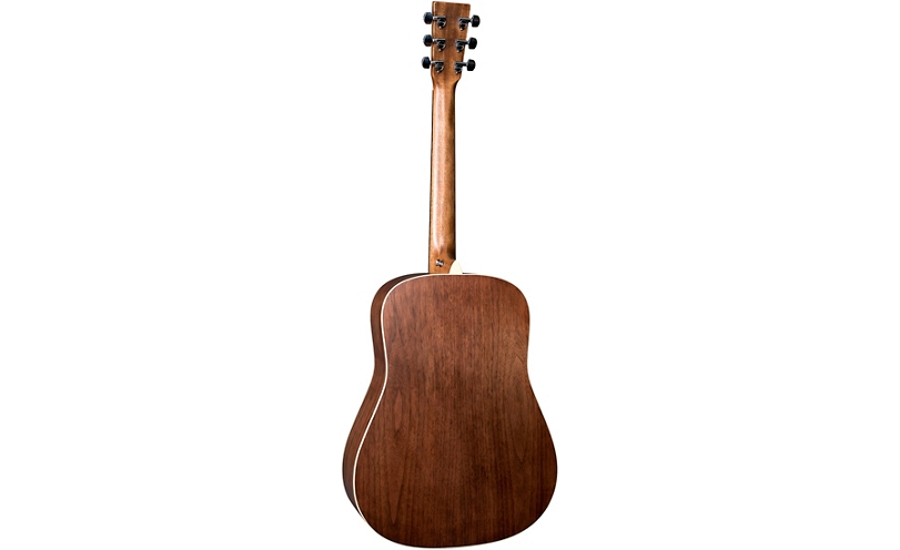 Martin DE Black Walnut Ambertone Dreadnought Acoustic Electric Guitar - Natural