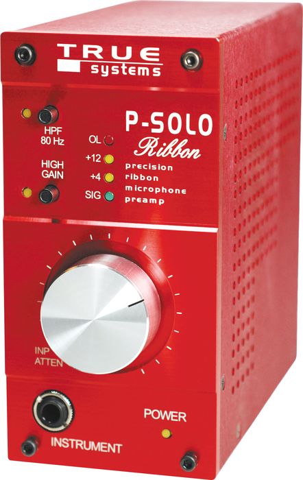 True Systems P-Solo Ribbon Mic Preamp