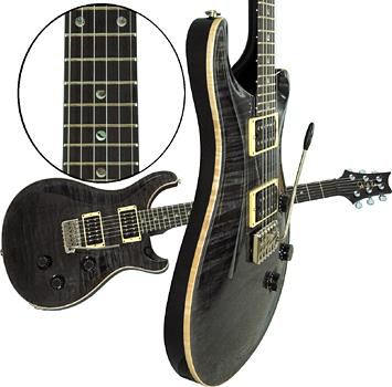 Paul Reed Smith Custom 24 Electric Guitar(Violin Amber Sunburst Flame)