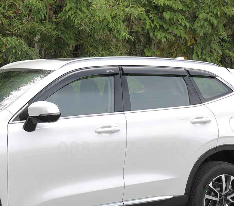 คิ้วกันสาด Haval h6 กันแดดกันฝนทั้งหมด 6 ชิ้น