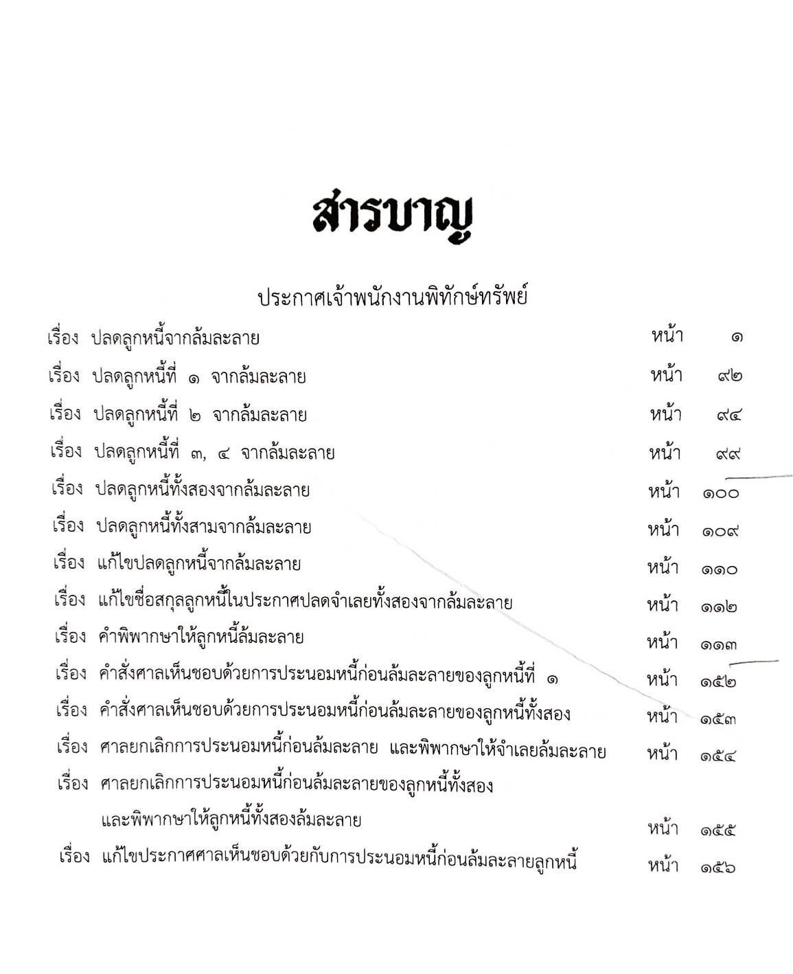 กฎหมายออกใหม่ ตอนที่ 7/66 14 ประกาศเจ้าพนักงานพิทักษ์ทรัพย์