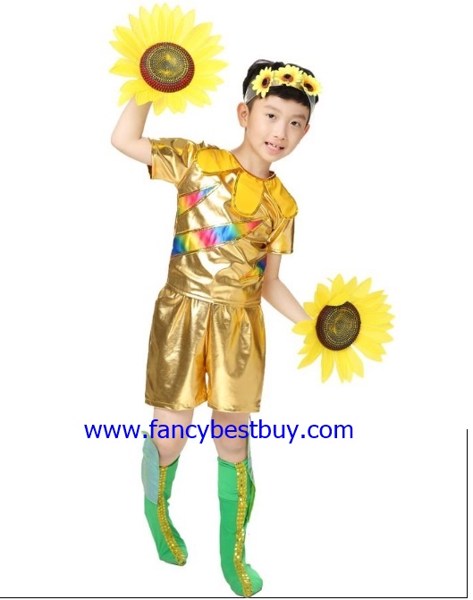ชุดดอกทานตะวัน Sunflower ชุดดอกไม้ ขนาด 120, 130 (รวมดอกไม้ 2 อัน)