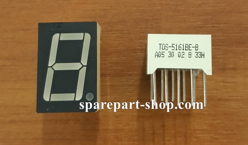 7-Segment TOS-5161BE-B สีส้ม