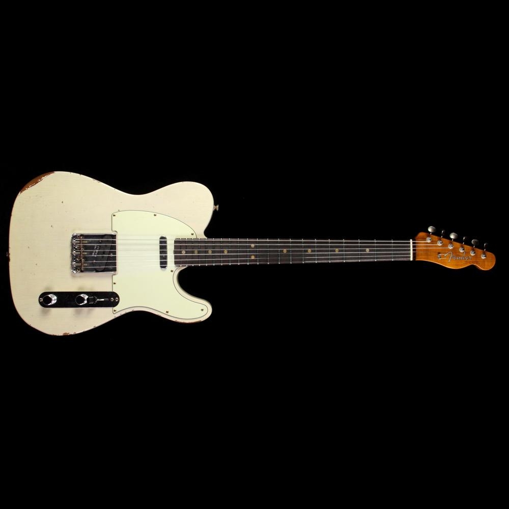 Fender Custom Shop 60s Roasted Ash Telecaster Electric Guitar - White Blonde