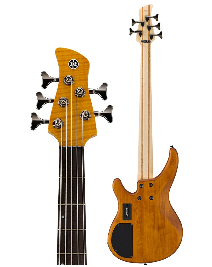 Yamaha TRBX605FM 5-String Electric Bass Natural Satin,dark red burst,matte amber,translucent black