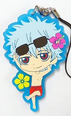Gintoki Sakata : Gintama Rubber Strap Collection natsu no mizuasobi (แท้)