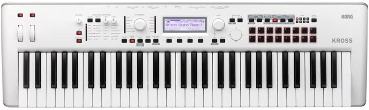 Korg Kross 2 - Limited Edition White 61-key Synthesizer Workstation