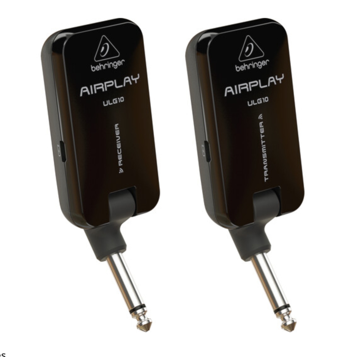 Behringer Airplay Guitar AG10 Digital Wireless Guitar System with Rechargeable Batteries (2.4 GHz)