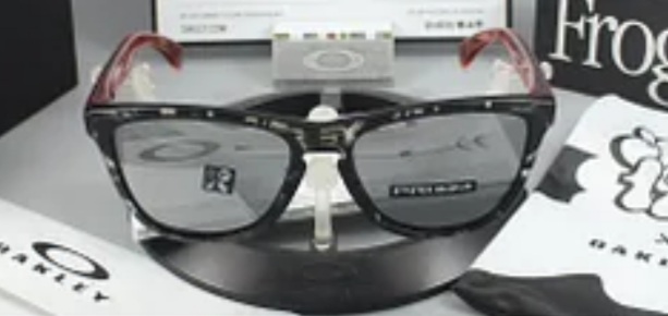 OAKLEY STAPLE X FROGSKINS Graffiti Black w/ Prizm Black Iridium OO9013-H255