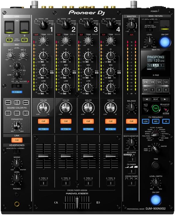 Pioneer DJ DJM-900NXS2 4-channel DJ Mixer with Effects