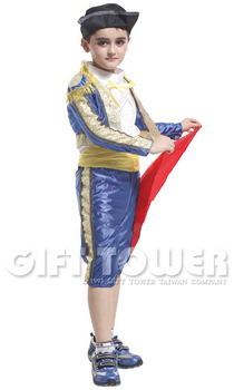 ชุดแฟนซีเด็กนักสู้วัวกระทิง มาทาดอร์ Matador ชุดนานาชาติสเปน มีขนาด M, XL