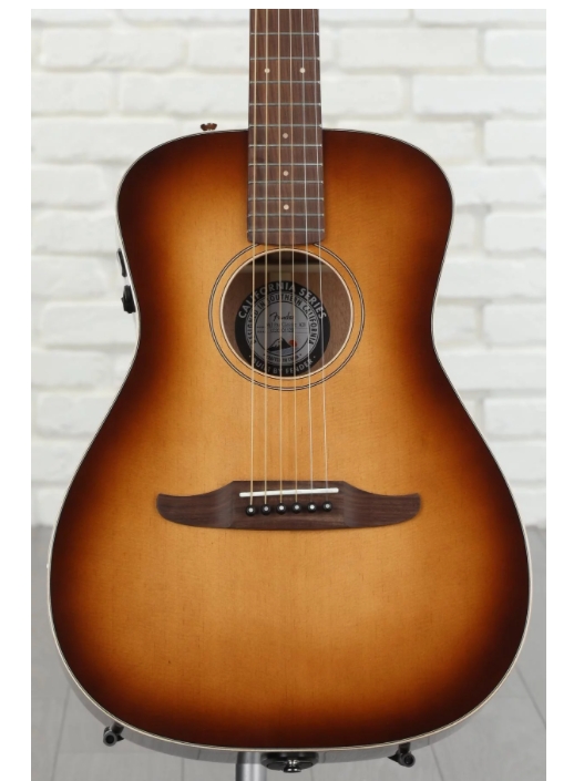 Fender Malibu Classic Acoustic-Electric Guitar - Aged Cognac Burst